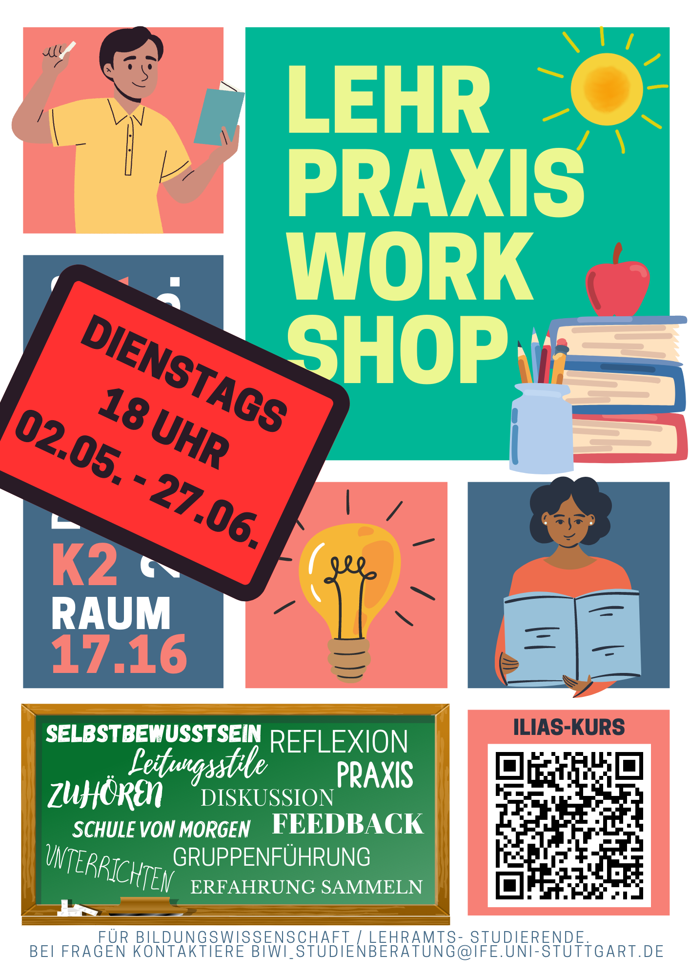 Werbeflyer für den im Text beschriebenen Lehrpraxis-Workshop